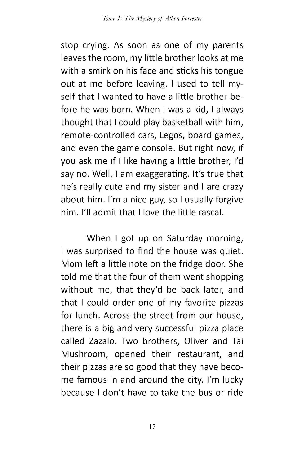 The Adventures of Eli Tilmann - Tome1, The Mystery of Athon Forrester - Page3